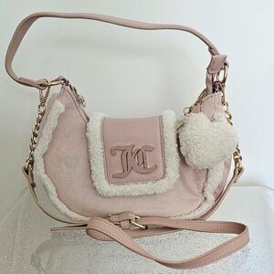 Juicy Couture Pink and Cream Shoulder Bag